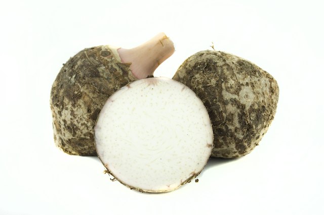 fresh taro root