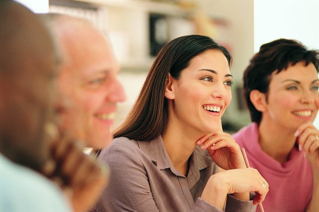 Businesspeople in meeting