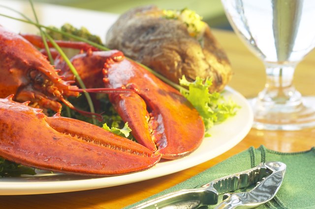 Lobster served up on a plate