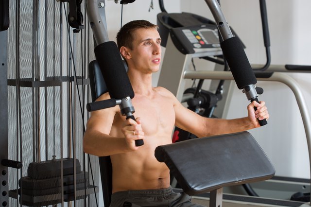 guy in a sports simulator