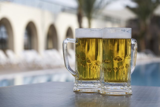 Poolside beer