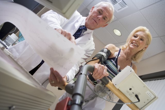 Doctor With Patient During Health Check