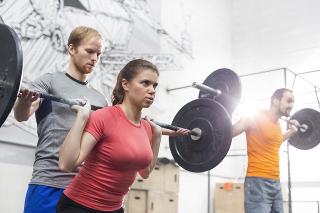 Working out at the Gym