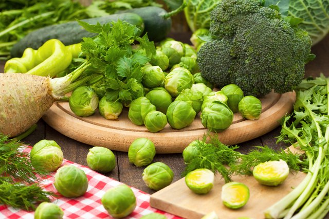Healthy green vegetables