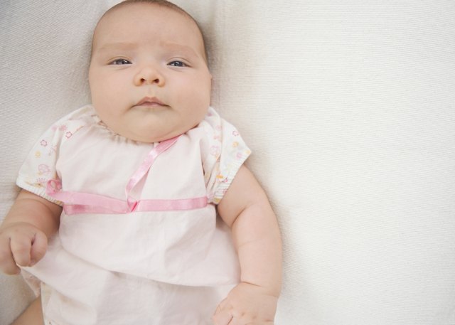 Close up of Hispanic baby