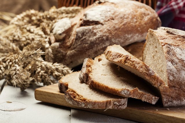 Sliced rye bread