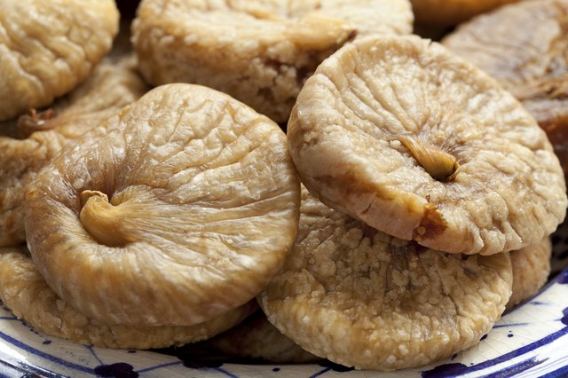 Dried figs on a dish