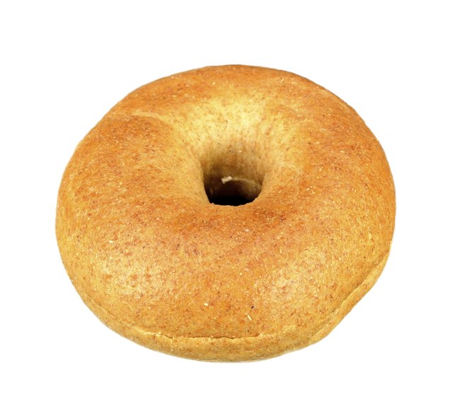 Whole wheat mini bagel