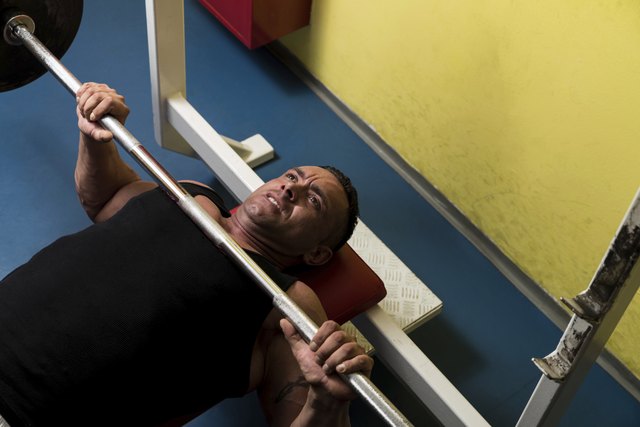 Bench Press At Gym