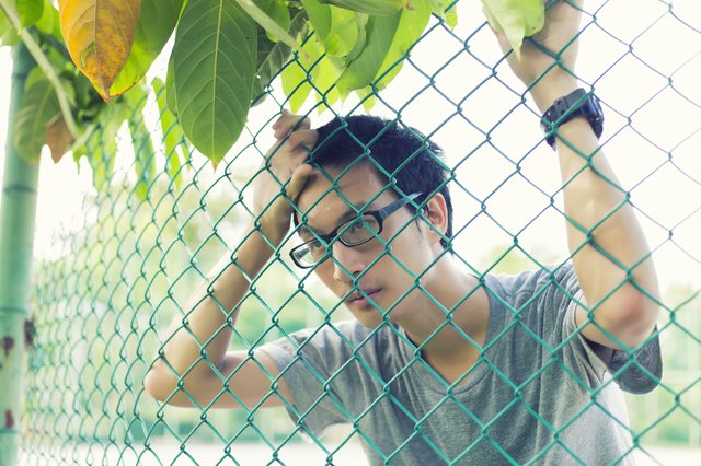 Man hold cage