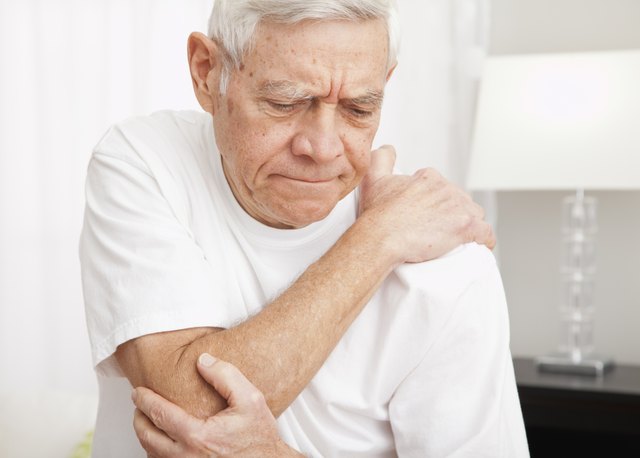 Senior man in pain