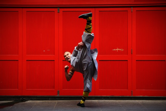 World Famous Shaolin Monks Come To London's Chinatown