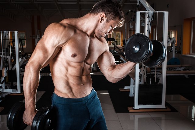 Man at the gym.