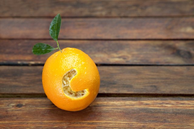 Orange with letter C