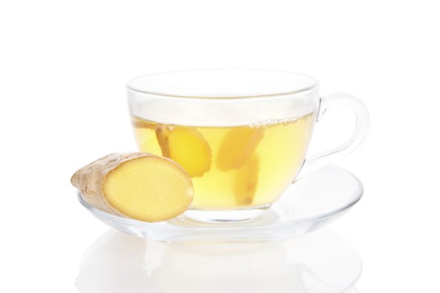Healthy ginger tea.