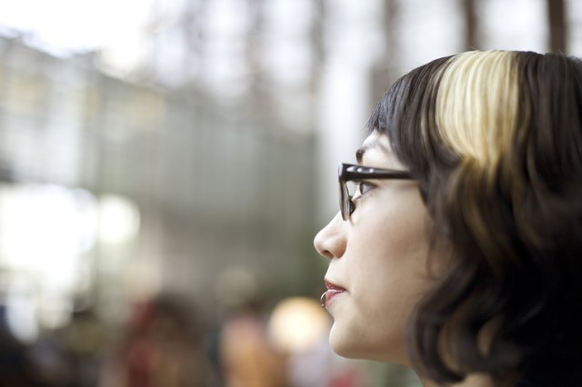 Woman wearing eyeglasses