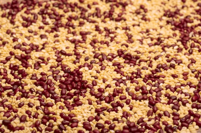 Yellow and red lentil