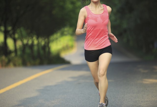 woman running outdoor