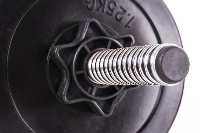 Black Gym Barbell