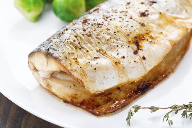 Baked mackerel