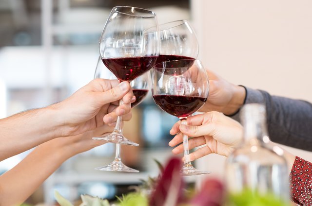 Toasting glasses