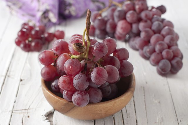 Red grapes