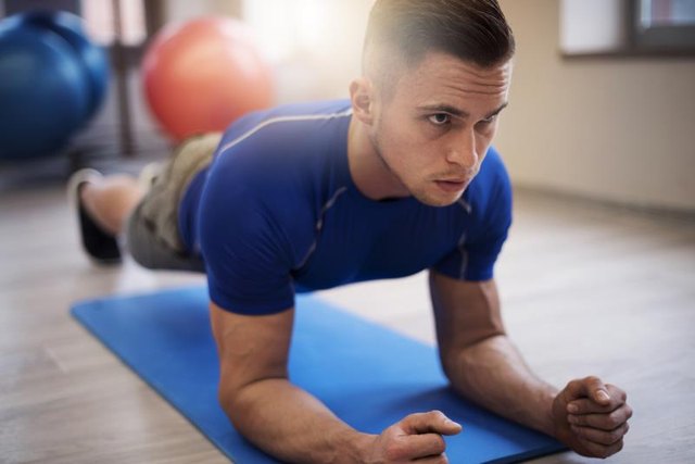 Plank as good abdomen exercise