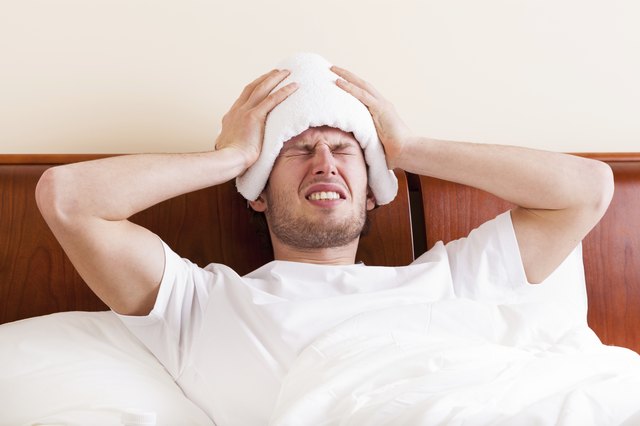 Man suffering from headache