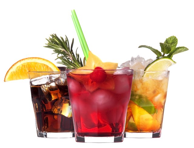 alcoholic cocktail set