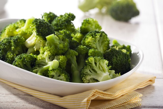 steamed broccoli