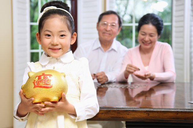 Girl with her grandparents