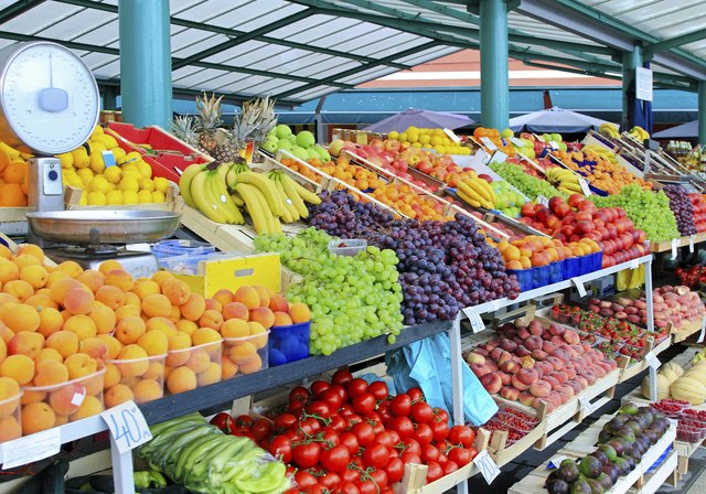 Vegetables and fruits