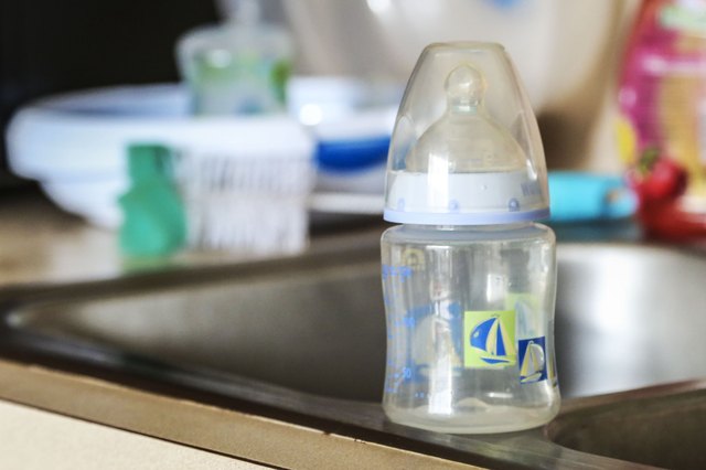 How To Sterilize Baby Bottles In The Microwave | Livestrong.com