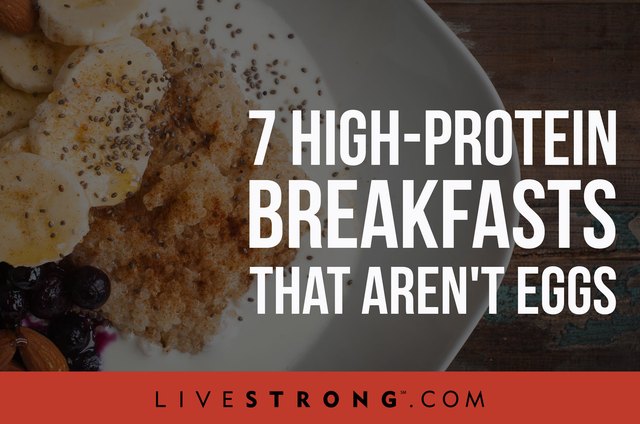 Egg-free high-protein breakfast ideas.