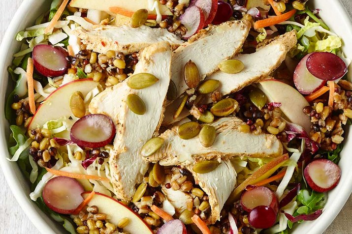 Panera Bread’s Ancient Grain & Arugula Salad With Chicken