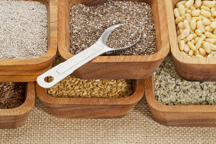 chia and other healthy seeds