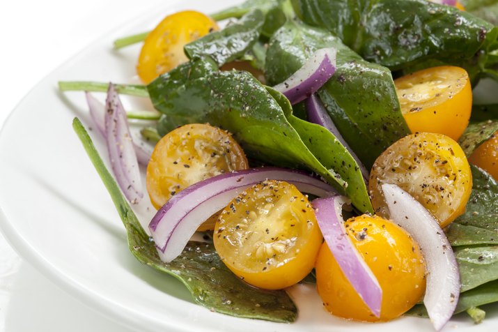 Spinach and Tomato Salad