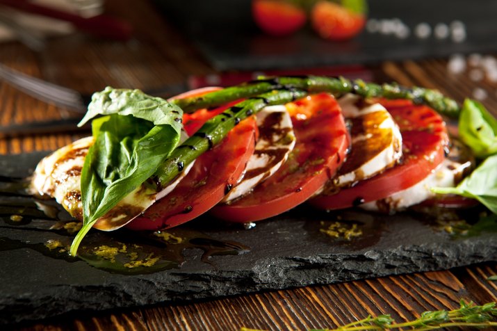 Tomato and Mozzarella Caprese