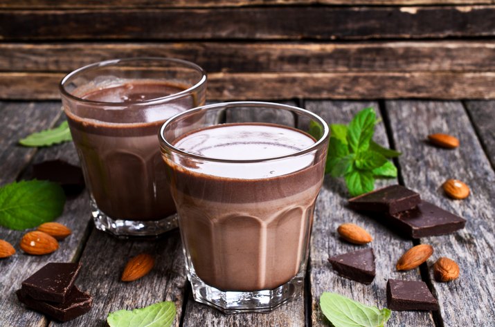 Chocolate milk for muscle building diet