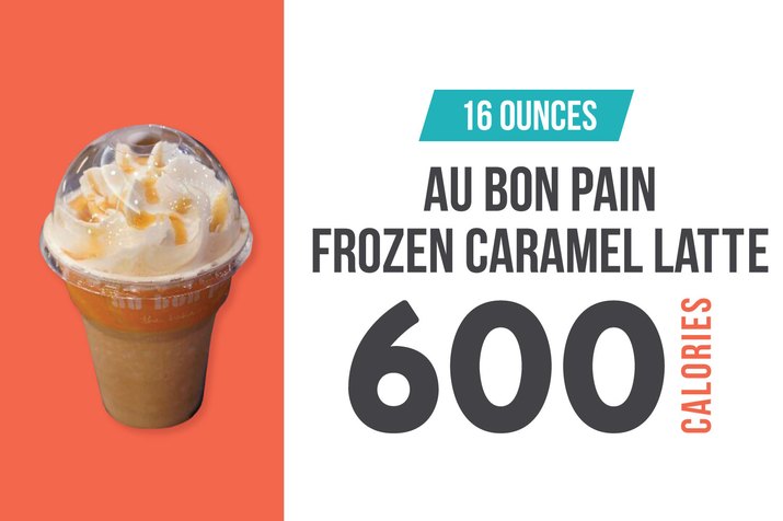 Au Bon Pain Frozen Caramel Latte