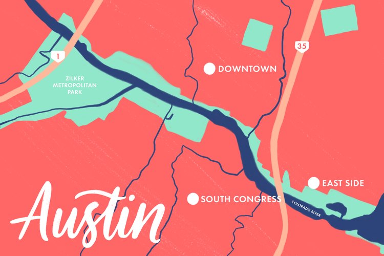 Austin map