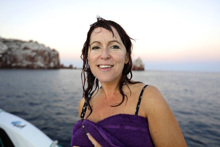 Me after jumping in the Sea of Cortez