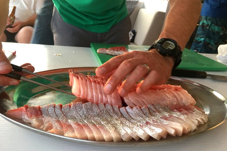 Baja kanpachi sashimi