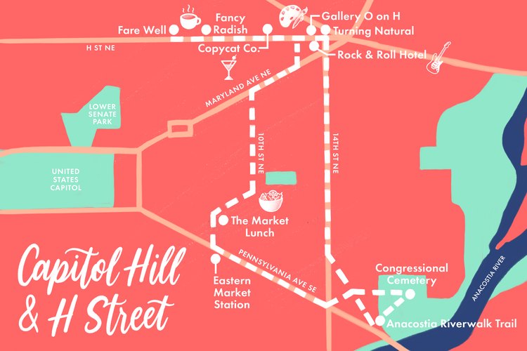 H Street and Capitol Hill