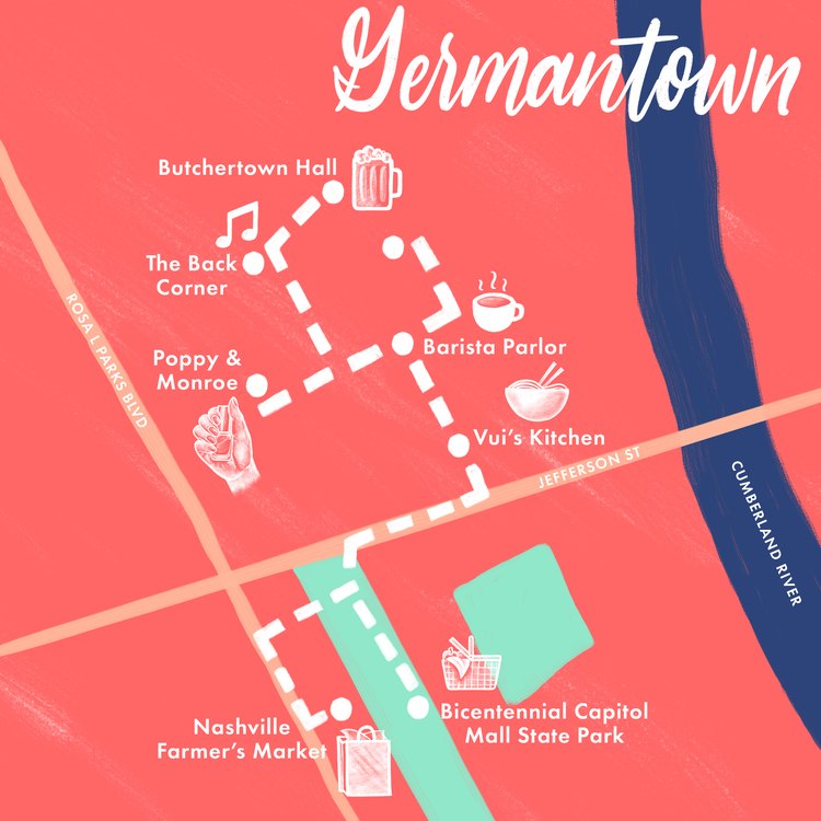 The Best Walking Routes in Downtown Nashville