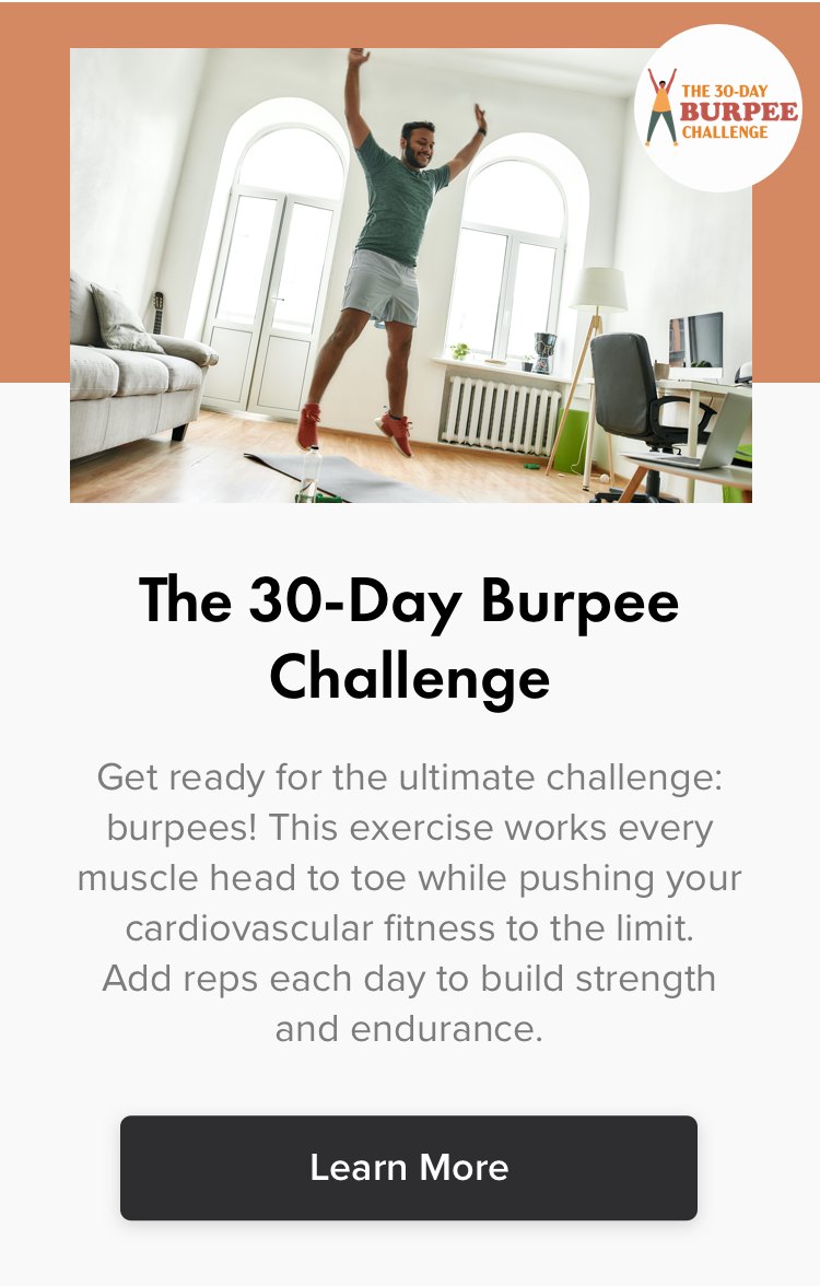 man in white shorts and green shirt doing burpee challenge at home