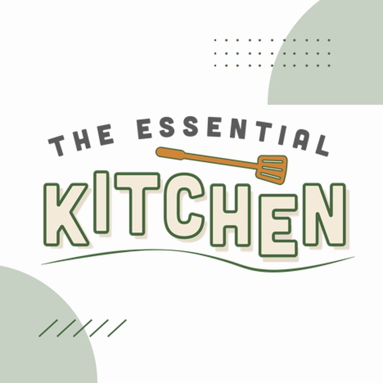 The Essential Kitchen logo with spatula